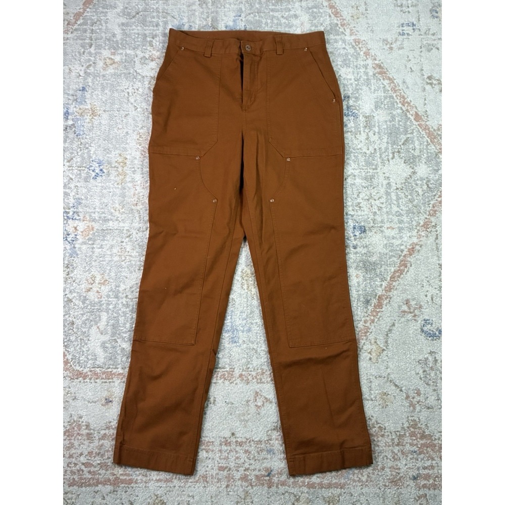 Duluth Trading Co Womens Fire Hose Flex Double Knee Slim Leg Utility Pants-12x31